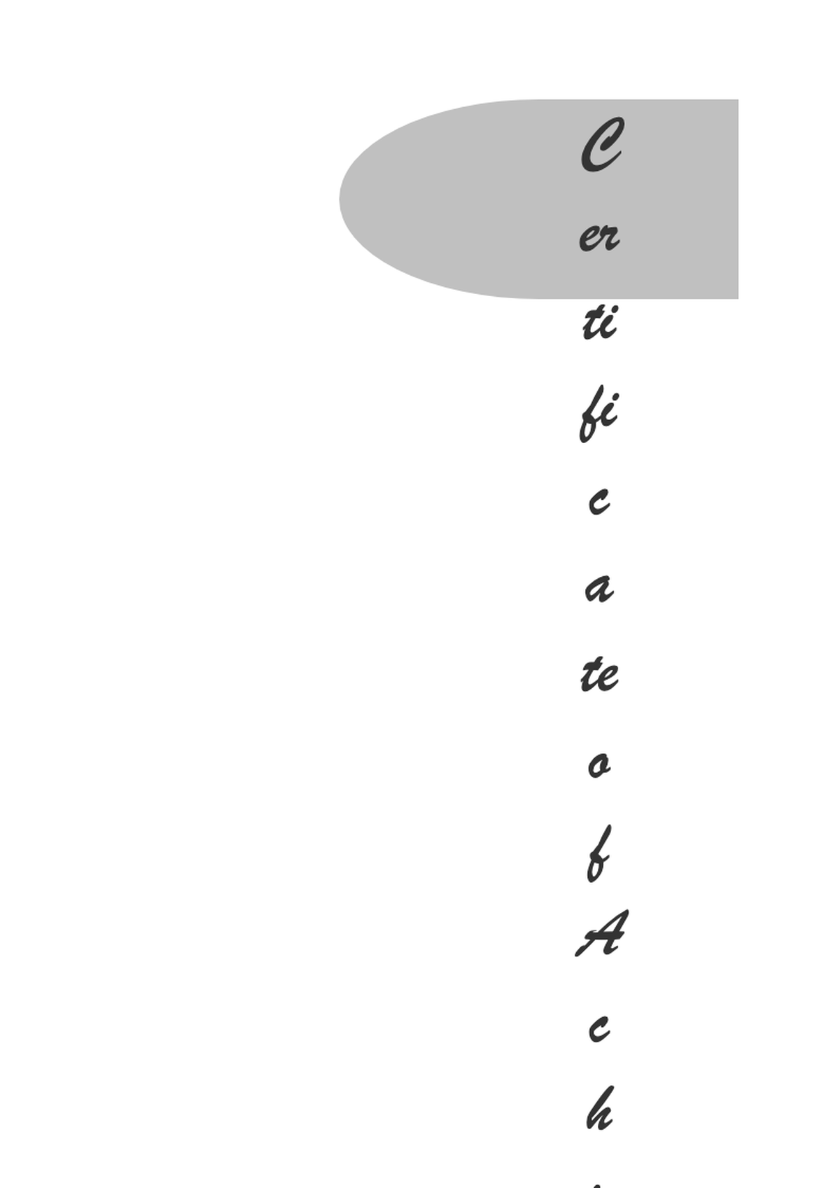 Modern certificate of achievement with teal and gray design_variant_2